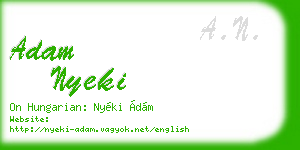 adam nyeki business card